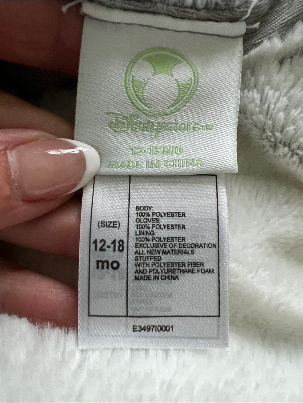 Disney Baby Bambi Thumper Halloween Costume Dress Up Size 12-18 months - Picture 9 of 9